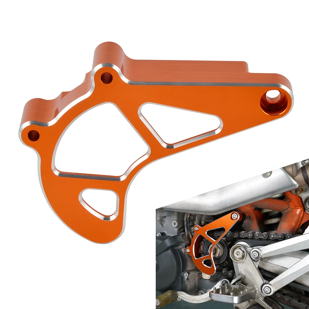 Motorcycle Sprocket Chain Guard Protector Engine Case Saver ​for KTM 690 Enduro R 690 SMC R 2009-2023 2022 2021 2020 2019 2018