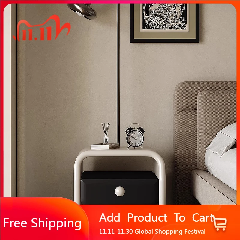 Nordic armazenamento mesa de cabeceira gavetas de café cabeceiras de madeira simples mesa de cabeceira baixo confortável móveis de salão de beleza