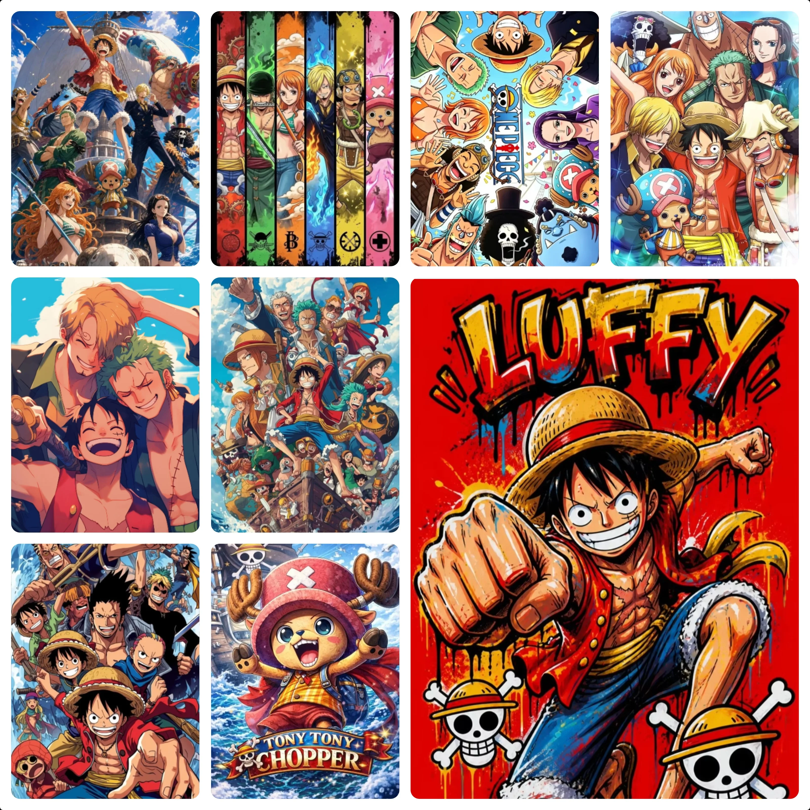 DIY One Piece Classic Anime Character Jigsaw Puzzles 500/1000/1200/2000PCS Handmade Art Exquisite Home Decor Gift No Frame