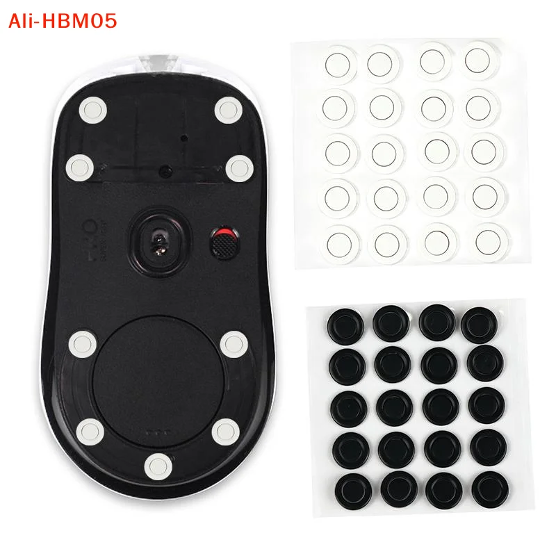 (HB05)20pcs/pack Ultraglide Doughnut Mouse DIY Universal Round Control Speed ICE Version 7mm Glides Feet Prevent Collapse