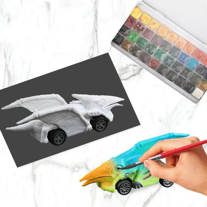 DIY Coloring Dinosaurs 3D Painting Set Dinosaur Drawing Watercolor Graffiti Kids Crafts And Arts Set Painting Kit Dinosaur Toys