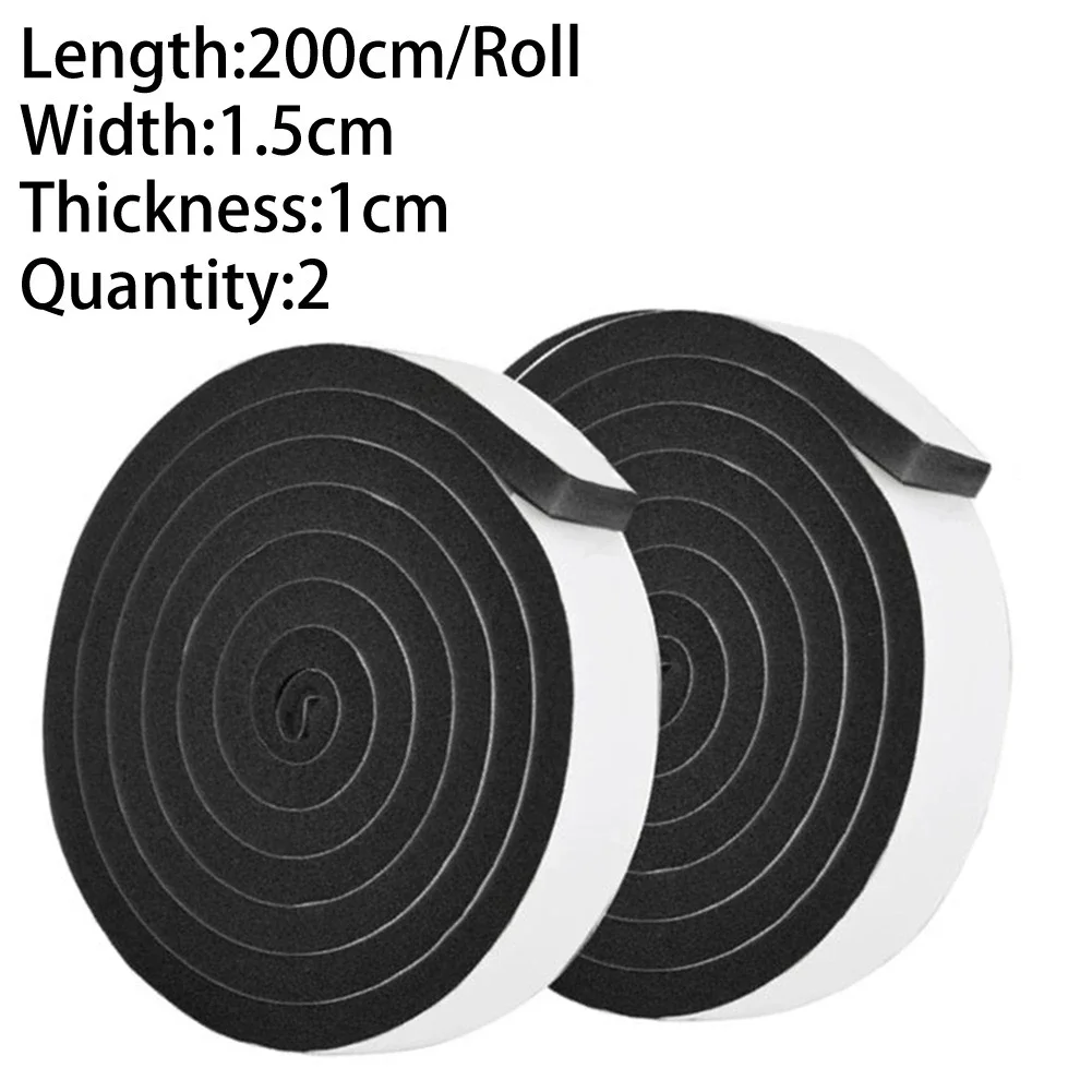 Waterproof Casement Sealing Strip  2 Rolls   Excellent Windproof Properties  Reduce Abrasion  Easy to Cut and Install