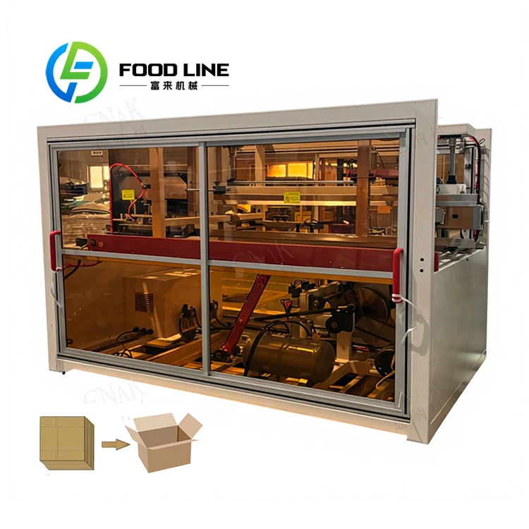 Packing Machinery Fully Automatic Horizontal case Erector Machine for Packaging Line