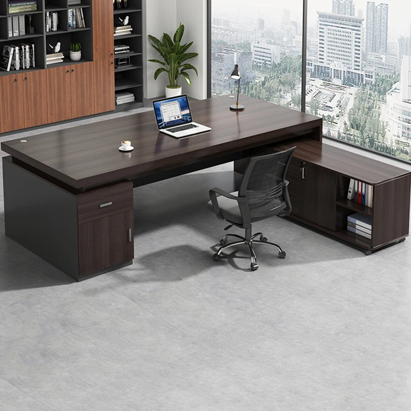 

Space Saving Drawer Office Desk Wooden Computer Reception Office Desk Organizers Study Escritorio Oficina Commercial Furniture