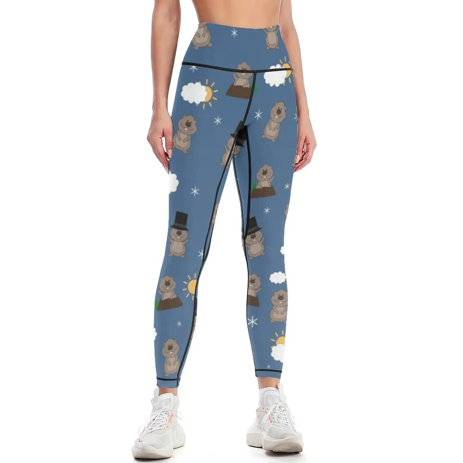 

Groundhog Day Pattern Leggings Women's trousers leggins push up woman Women's gym sportswear woman gym 2025 Womens Leggings