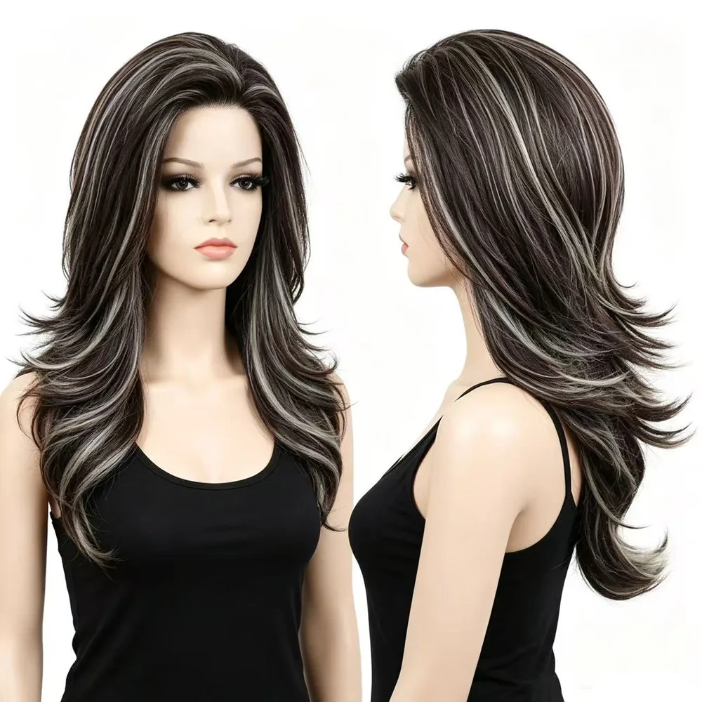 peruca-sintetica-de-16-polegadas-marrom-com-mechas-cinzas-cabelo-em-camadas-com-pontas-viradas-para-fora-fibra-natural-resistente-ao-calor-para-mulheres-uso-diario-festas-e-cosplay