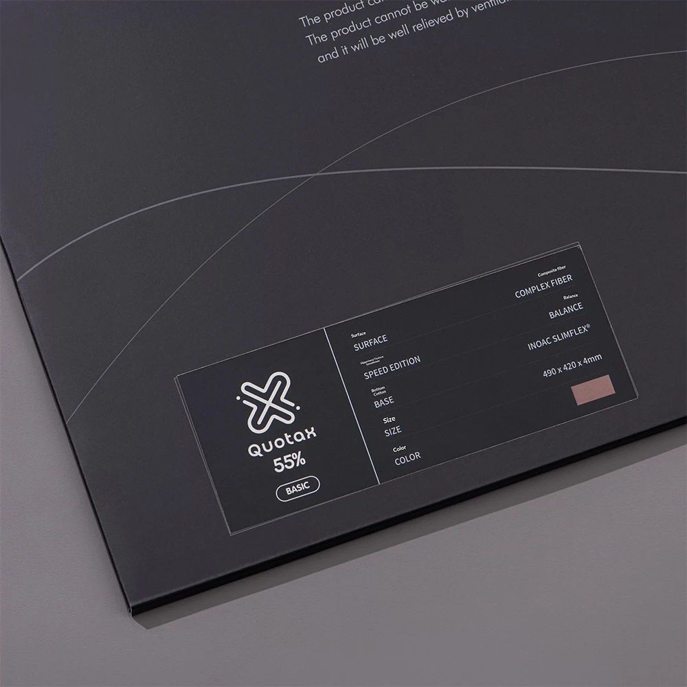 QuotaxGaming Quotax55% Gaming Mousepad FPS Medium Smoothness and Control Mouse Pad Smooth Skidproof For CSGO PUGB APEX Valorant