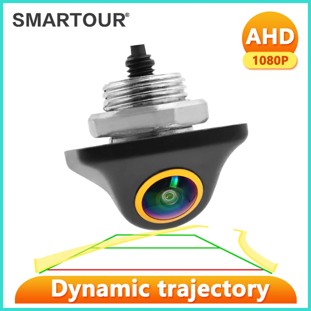 AHD 1080P Car Rear View Camera Fisheye Lens Night Vision Waterproof Universal Vehicle Reverse Blackup Camera AHD dynamic