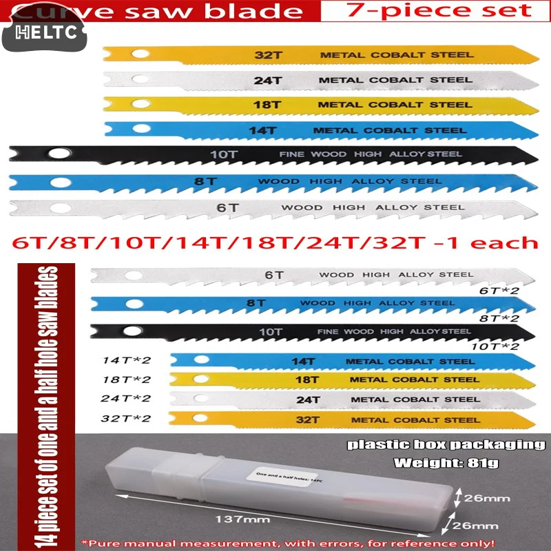 7/14Pc High Carbon …