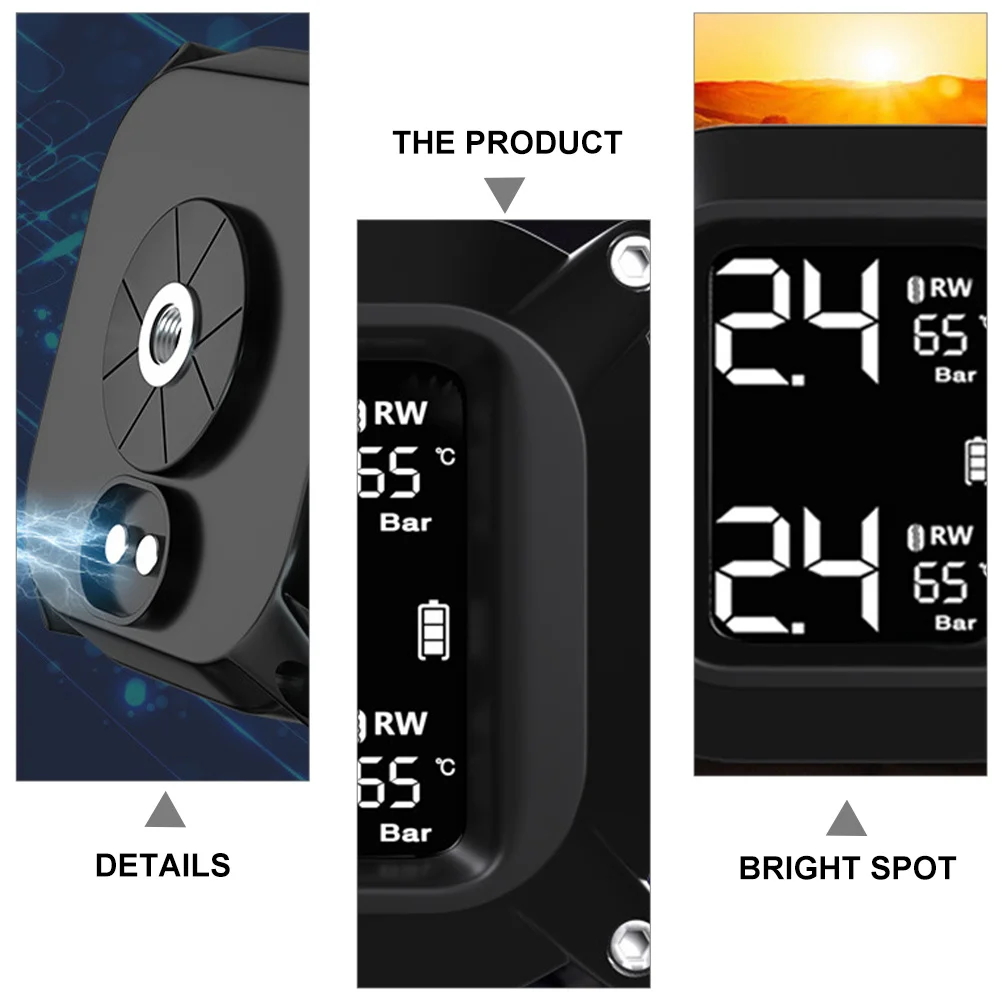 

1Set Tire Pressure Monitoring System Professional Wireless Sensor Durable Tire Pressure Monitoring Tool