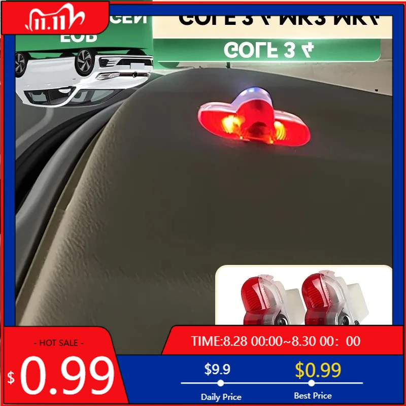 

Для VOLKSWAGEN VW солнцезащитные козырьки 2026, новые внутренние наклейки, светодиодные лампочки для украшения интерьера двери автомобиля, аксессуары для VW Caddy MK