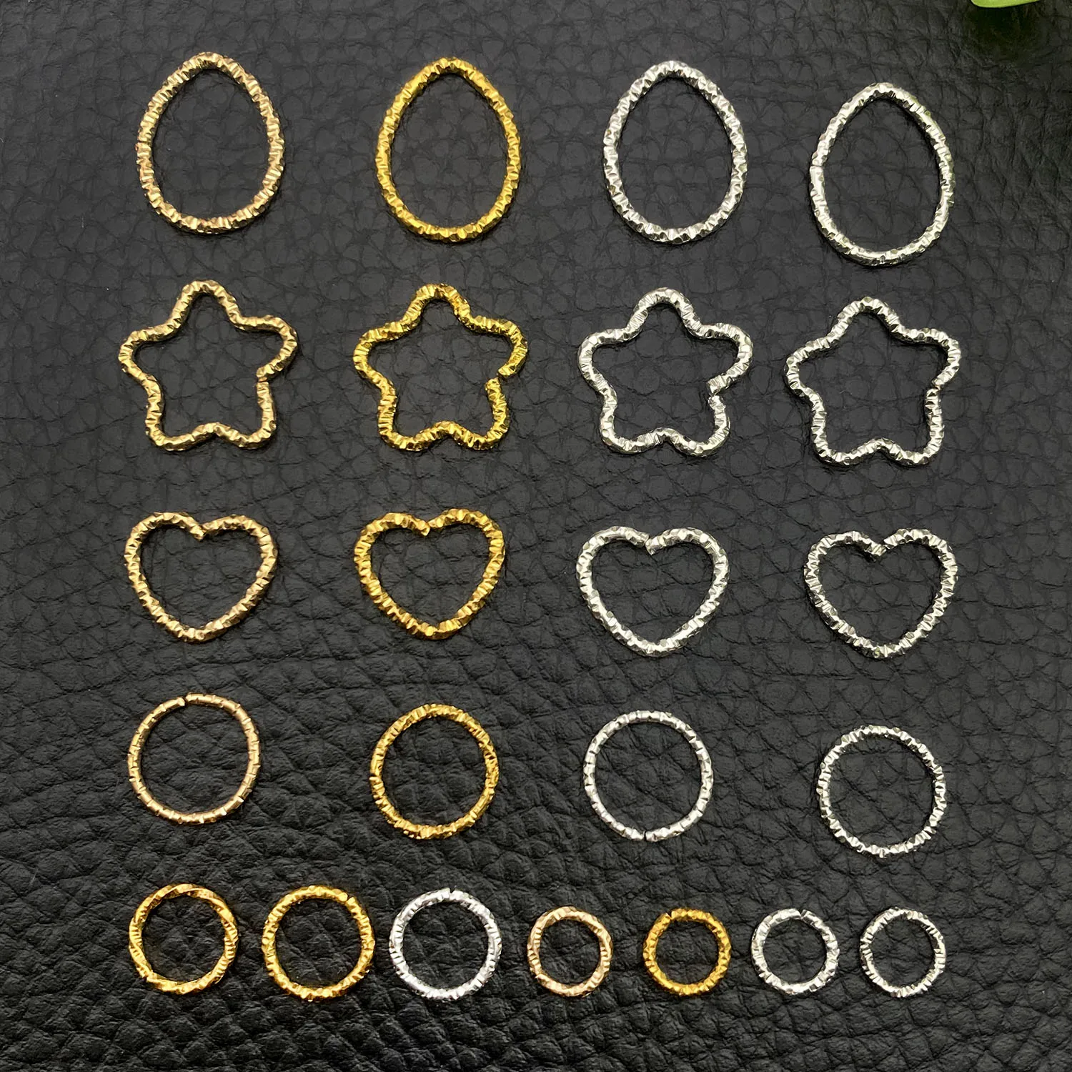 23pcs alloy creative simple geometric circle set, jewelry decoration accessories, back to school Halloween and Christmas fashion