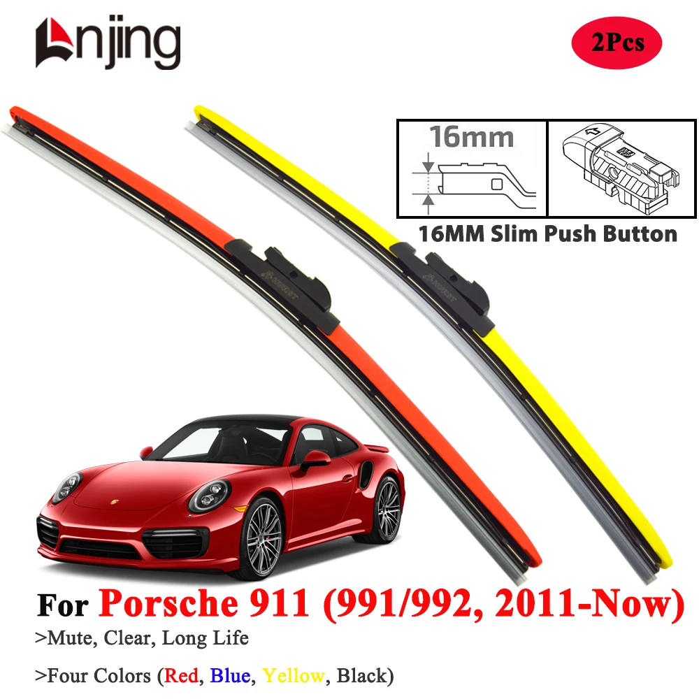 

LNJING Wiper Blades For Porsche 911 991 992 2011-Now