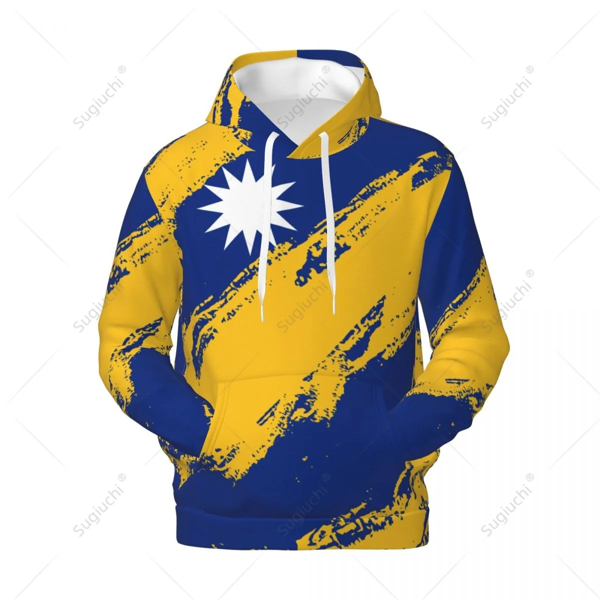 

Unisex Nauru Flag Color Hoodie 3D Men Women Harajuku Sweatshirt Pullover Hoodies Polyester Casual