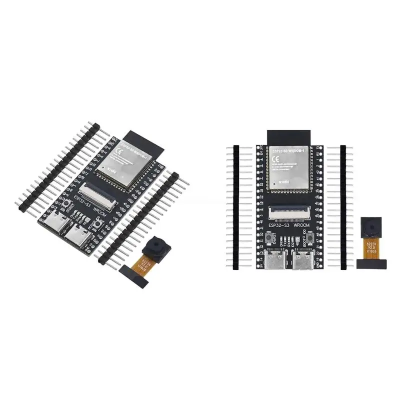 

Плата для разработки камеры ESP32S3 WROOM, Wi-Fi, Bluetooth-совместимый модуль, встроенный модуль ESP32S3-WROOM N16R8, модуль