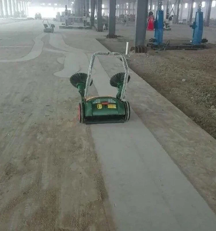 Hand-propelled industrial sweeper factory workshop property farm warehouse electric sweeper sweeper dust