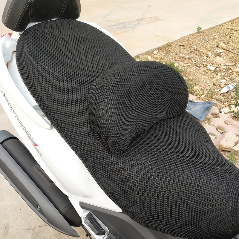 For Suzuki SKYWAVE AN250 AN400 AN650 motorcycle seat cover honeycomb protective pad breathable design, comes with backrest cover