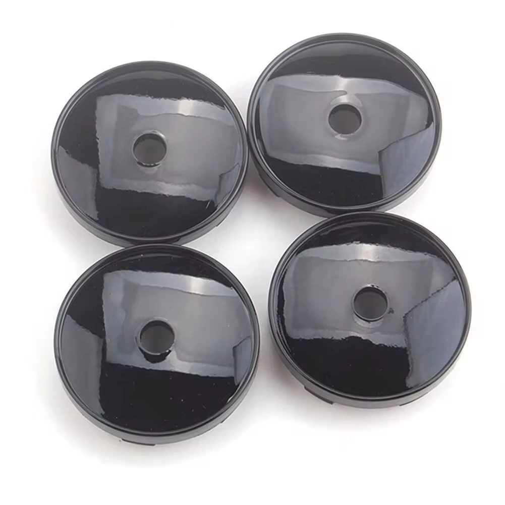 4pcs/set Universal 60mm Black Car Wheel Center Cap Hub Covers Badge For Mercedes Benz BMW Toyota Tesla Ford Mazda KIA Honda