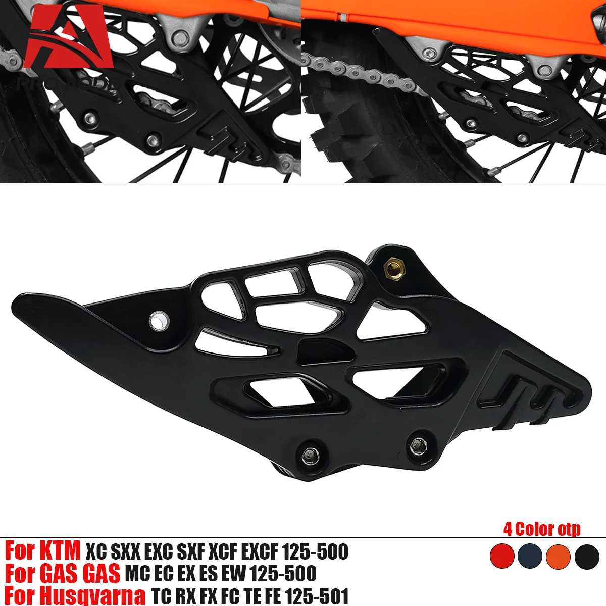 

Motorcycle Premium Durable Rear Chain Guide Protector Cover For KTM EXC150 SX SX-F XC XC-F 2024 EXC 300 EXC-F 350 500 125-450