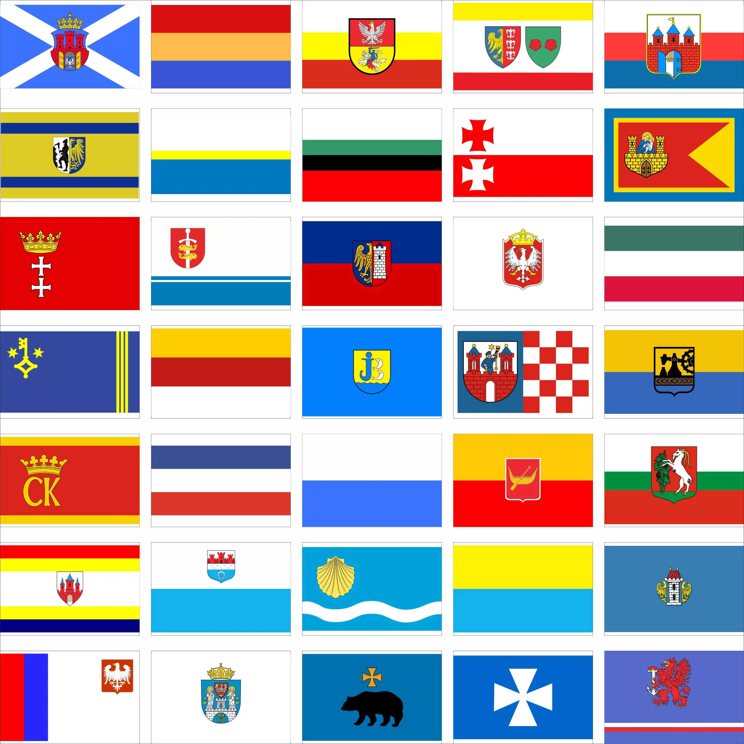 Poland Krakow City flag Gdansk and Toruń banner 3x5ft 90x150cm Double sided printing Elbląg or Kalisz and Rzeszow flags
