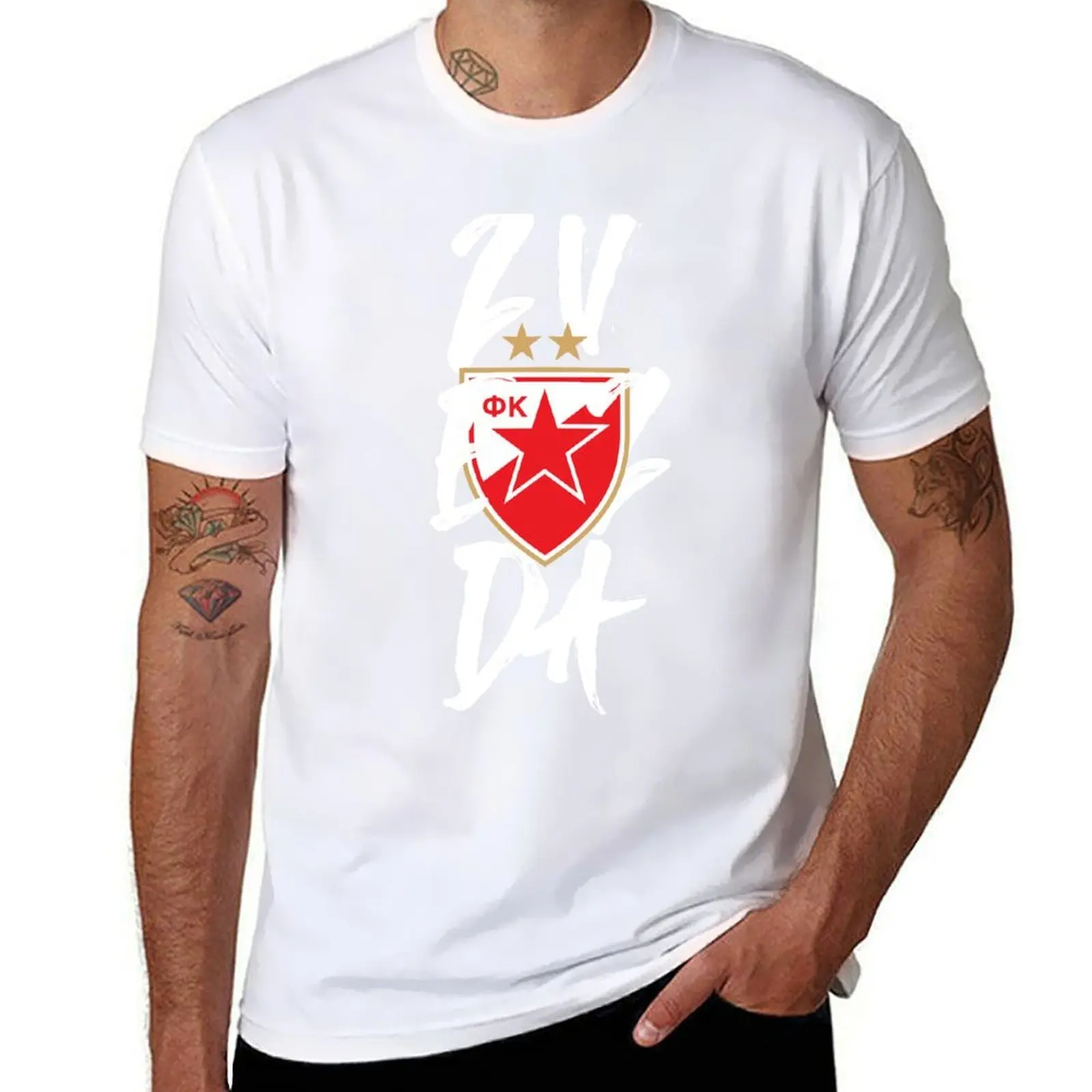 

Crvena Zvezda Serbia Football Belgrade T-Shirt t shirts designer t shirt for man T-Shirt