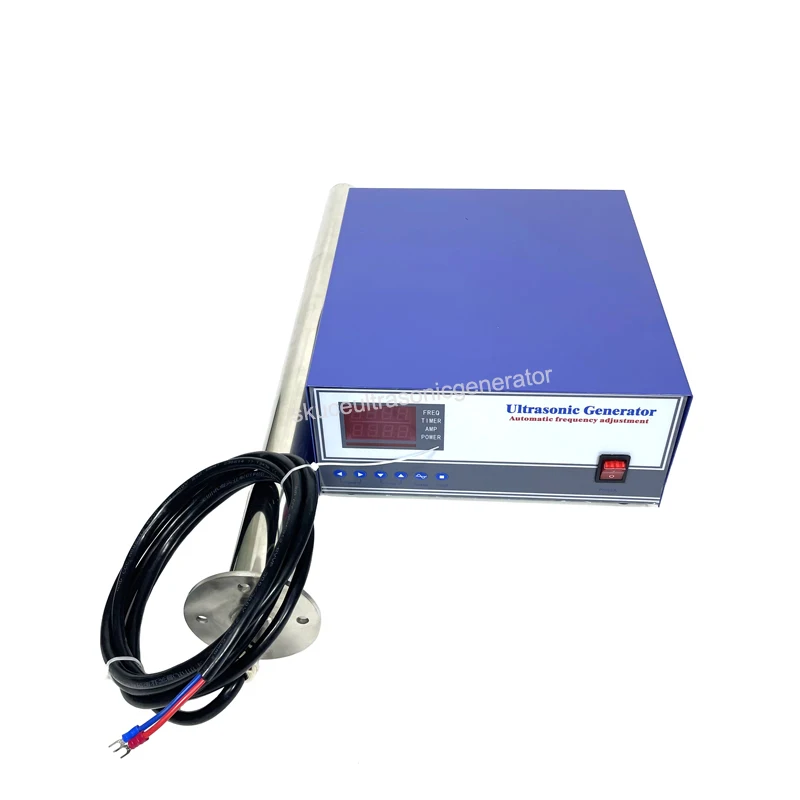 SUS 304 Tube Ultrasonic Vibrator Cleaning Rod Tubular Probe And Ultrasound Generator 1500w