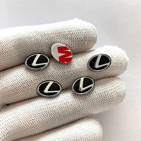 5Pcs Car Remote Key Emblem Sticker Aluminum Decal For Lexus F-SPORT ES RX NX LS UX LM LX GX LC RZ IS CT GS RC HS SC TX LBX IS300