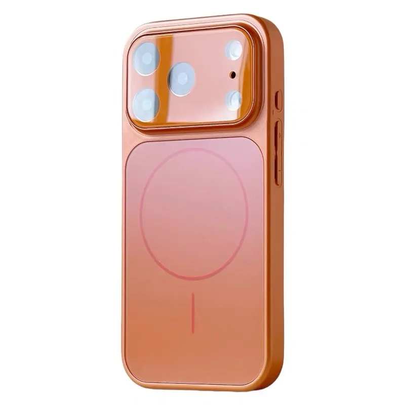 Original Mattes AG-Glas Magnetisches Handyhülle für iPhone 17 Pro Max 12 13 14 15 16 Plus 11 Air für Magsafe Cover Funda Coque