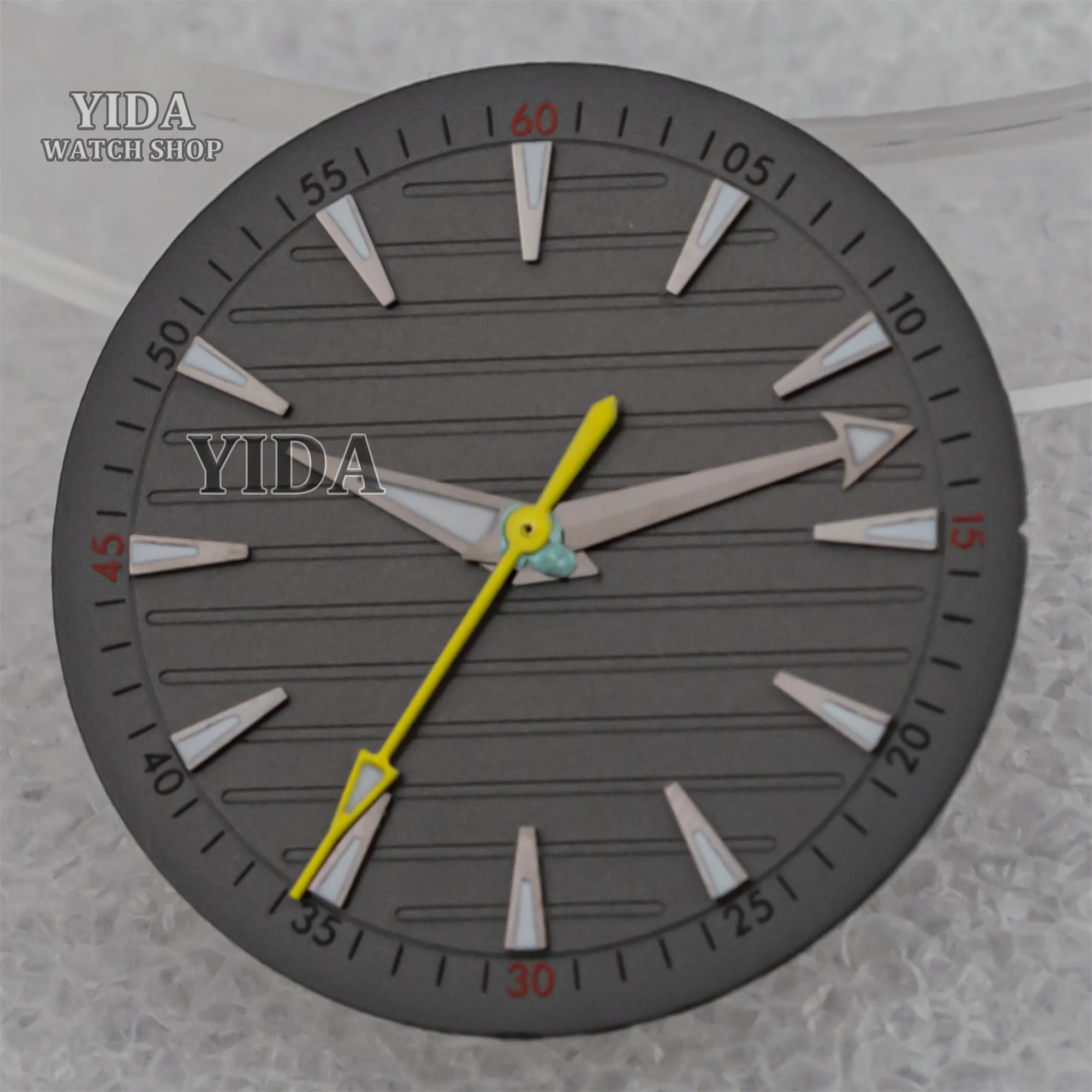 

NH35 Watch Dial 28.5MM Face Green Luminous Hands Needles for SUB GMT NH35 Automatic Movement Mod Parts Repair Tools Accessories