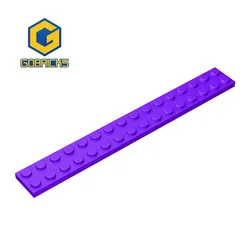 Gobricks 10PCS Block Parts Plate 2 x 16 compatible with 4282 pieces of Children's Block Toys building block Particles Plate