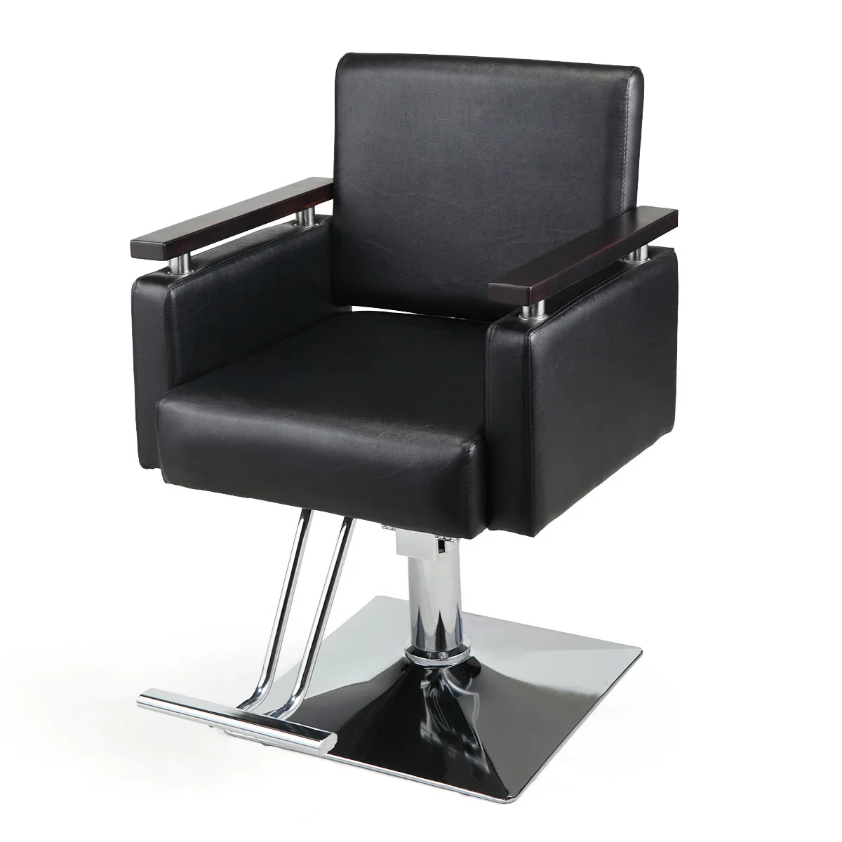 

Hydraulic Barber Chair, Heavy-Duty Styling Chair with 360 Degree Rotation for Barber Shop, Beauty Salon, Spa, Tattoo Shop, Black