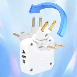 EU Travel Adapter 3 in 1 US To EU Electrical Socket Power Adapters CA MX US To KR Plug Power Adaptor Power Converter AC Outlet