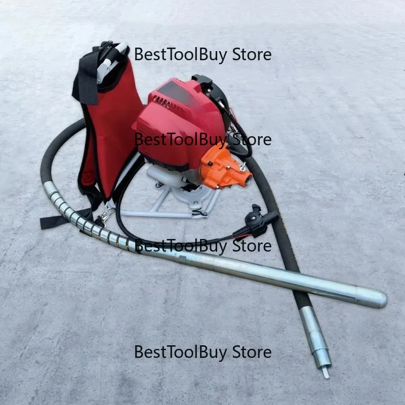 Backpack Concrete Vibrator with Engine 220V Flexible Shaft Drive for Construction Use