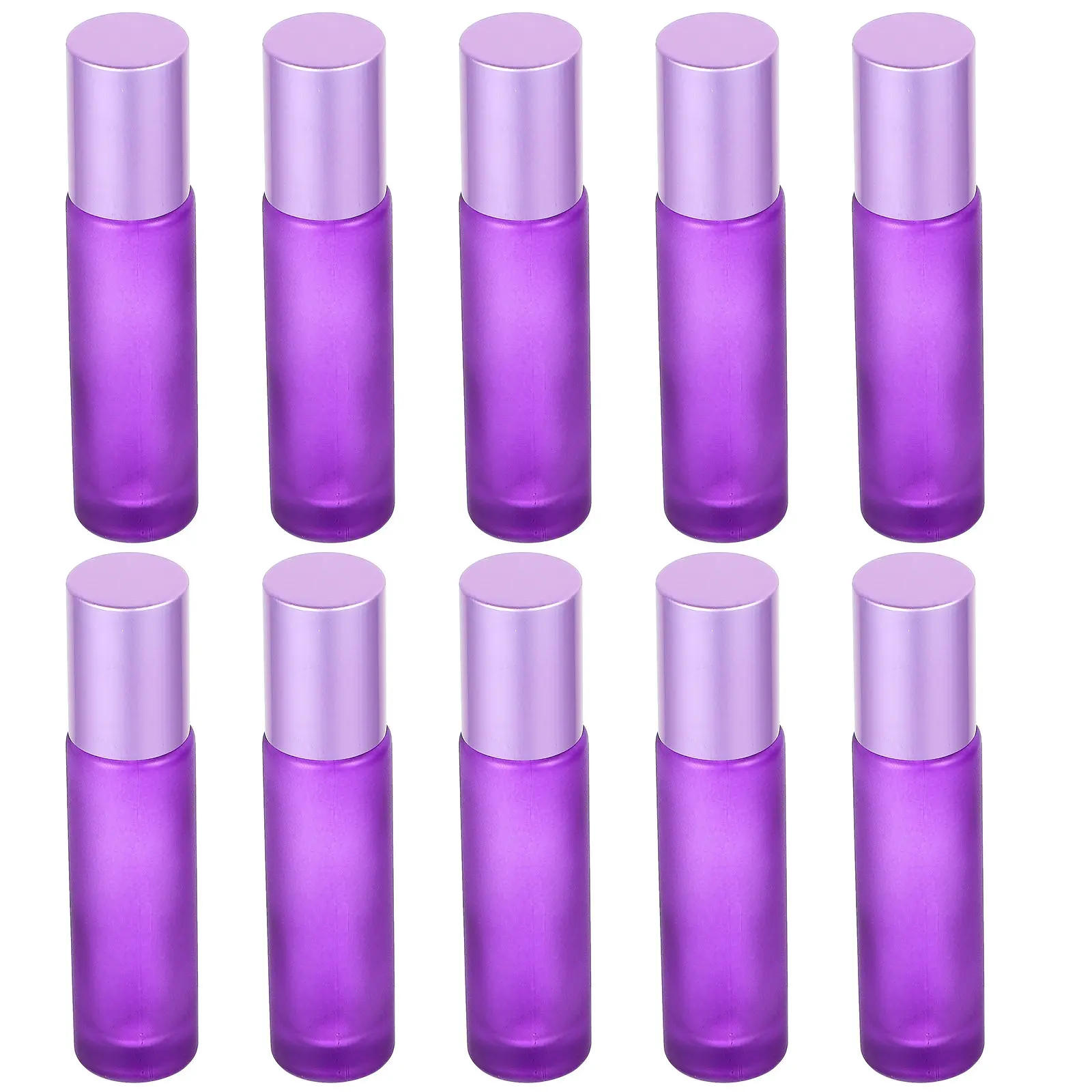 

10 шт. стеклянных роликовых флаконов по 10 мл, портативные многоразовые дозаторы для эфирных масел и сывороток, дорожные флаконы