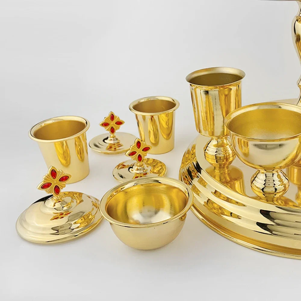 Factory SaleSupplies Gold Plated High Quality All-night Vigil Dish Set  Night Watch