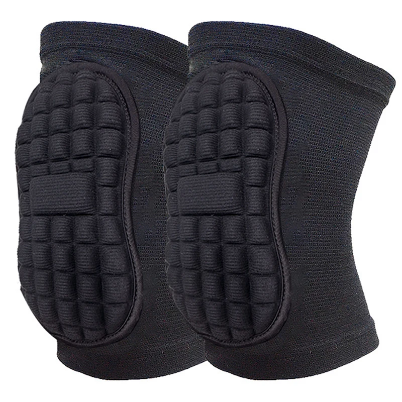 Ginocchiere protettive in spugna da 1 paio per pallavolo, ginocchiera di supporto per ginocchio morbida e traspirante per donna uomo sport danza calcio