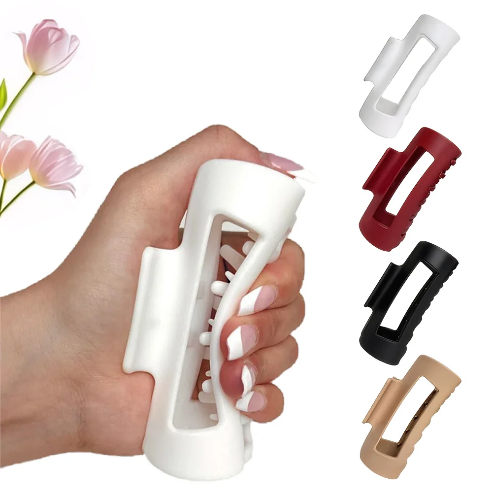 

Square Hair Claw Clips Non-Slip Matte Banana Clips Strong Hold Matte Hair Clips Ideal for All Hair Types