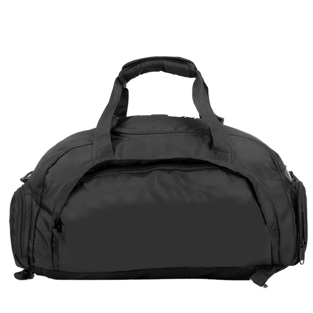 1Pcs Sports Gym Bag Black with Multifunctional Waterproof Travel Duffel Shoulder Bag Casual Training Yoga Package