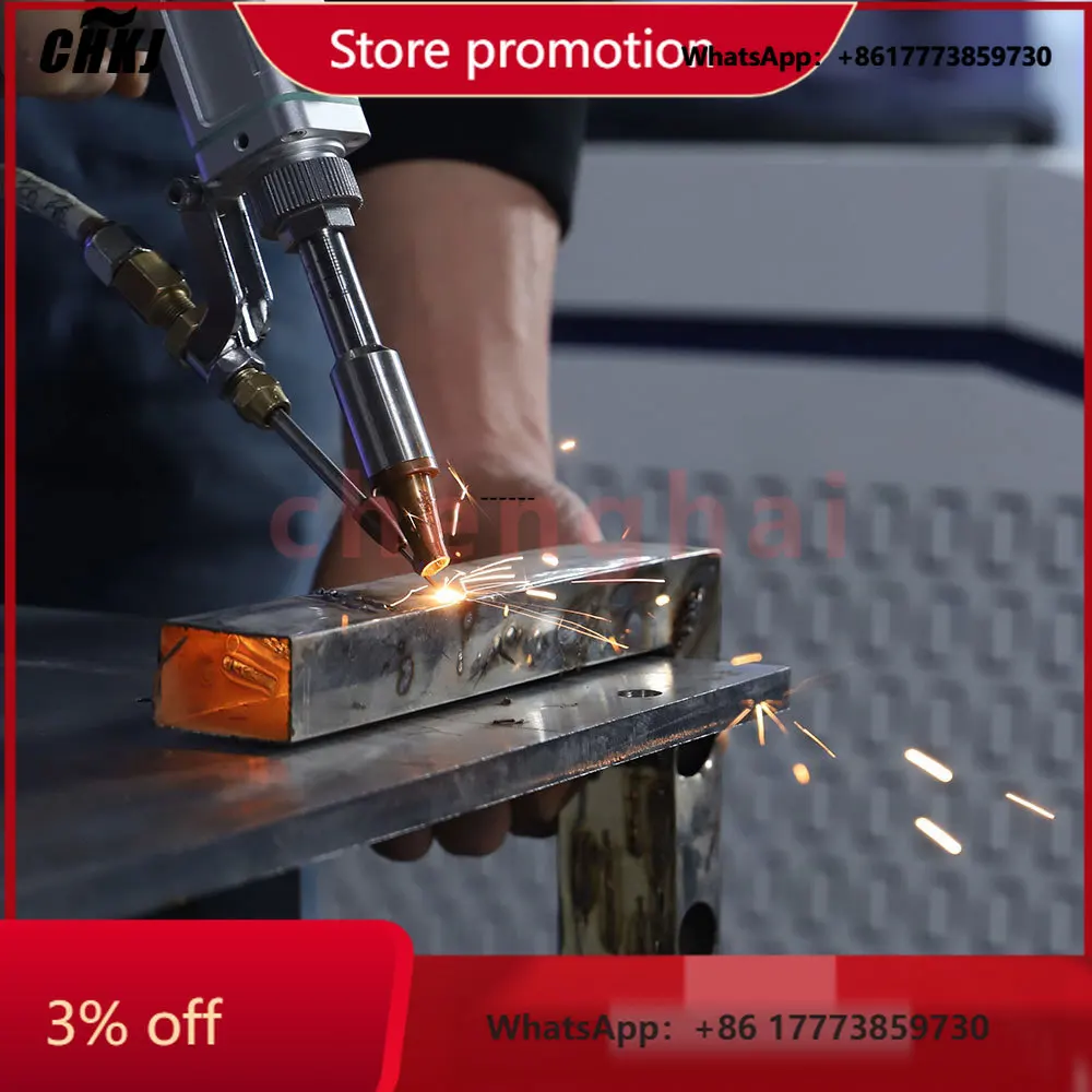 CHKJ-2025NEWЗаводская цена Ручной лазерный сварочный аппарат для металла 3 в 1 Портативный лазерный сварочный аппарат 1000 Вт 1500 Вт 2000 Вт 3000 Вт La