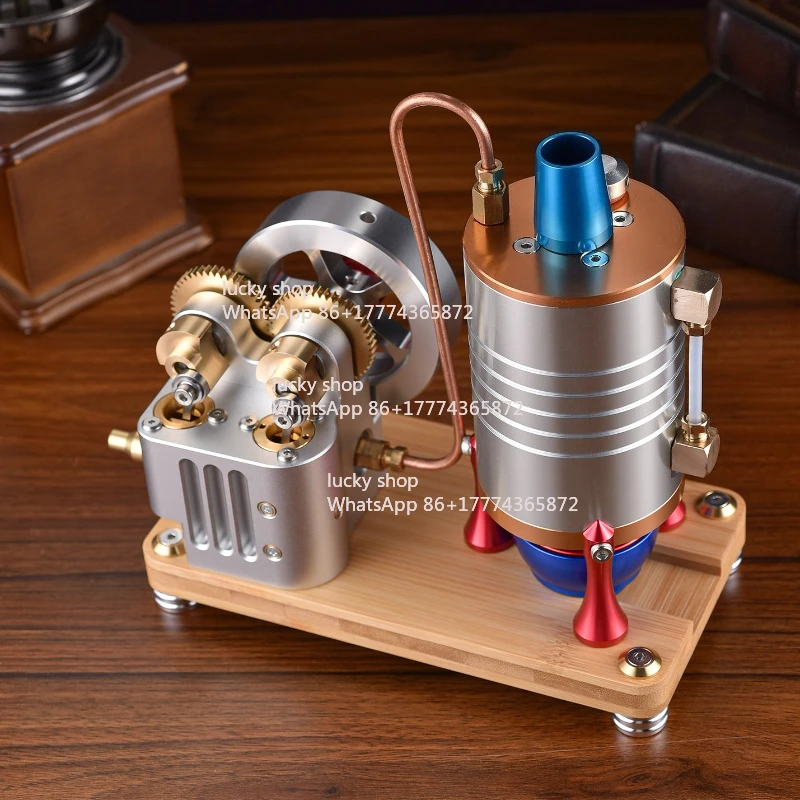 

Ретро-модель парового двигателя, способная к запуску