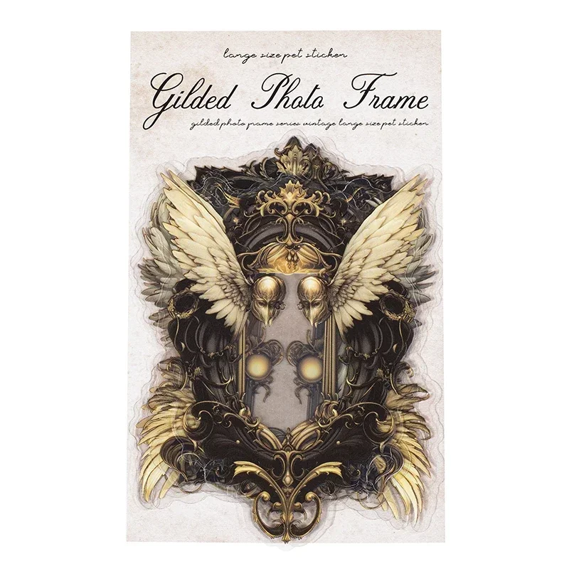 10 Stks/pak Huisdier Vintage Frame Stickers Decor Junk Journal Diy Scrapbooking Collage Fotoalbum Briefpapier Ambachtelijke Stickers