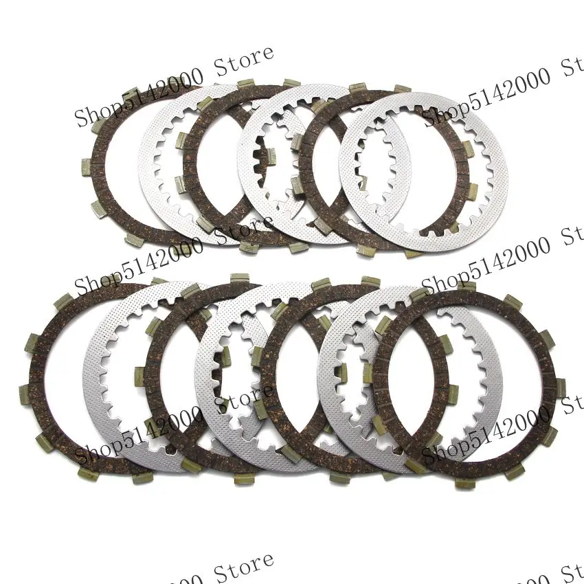 Clutch Friction Disc Plate Kit For Yamaha XS400G XS400SH XS400H XS400SJ IT250H IT250J IT465H OEM:168-16325-00/4H7-16325-00 6 1.6