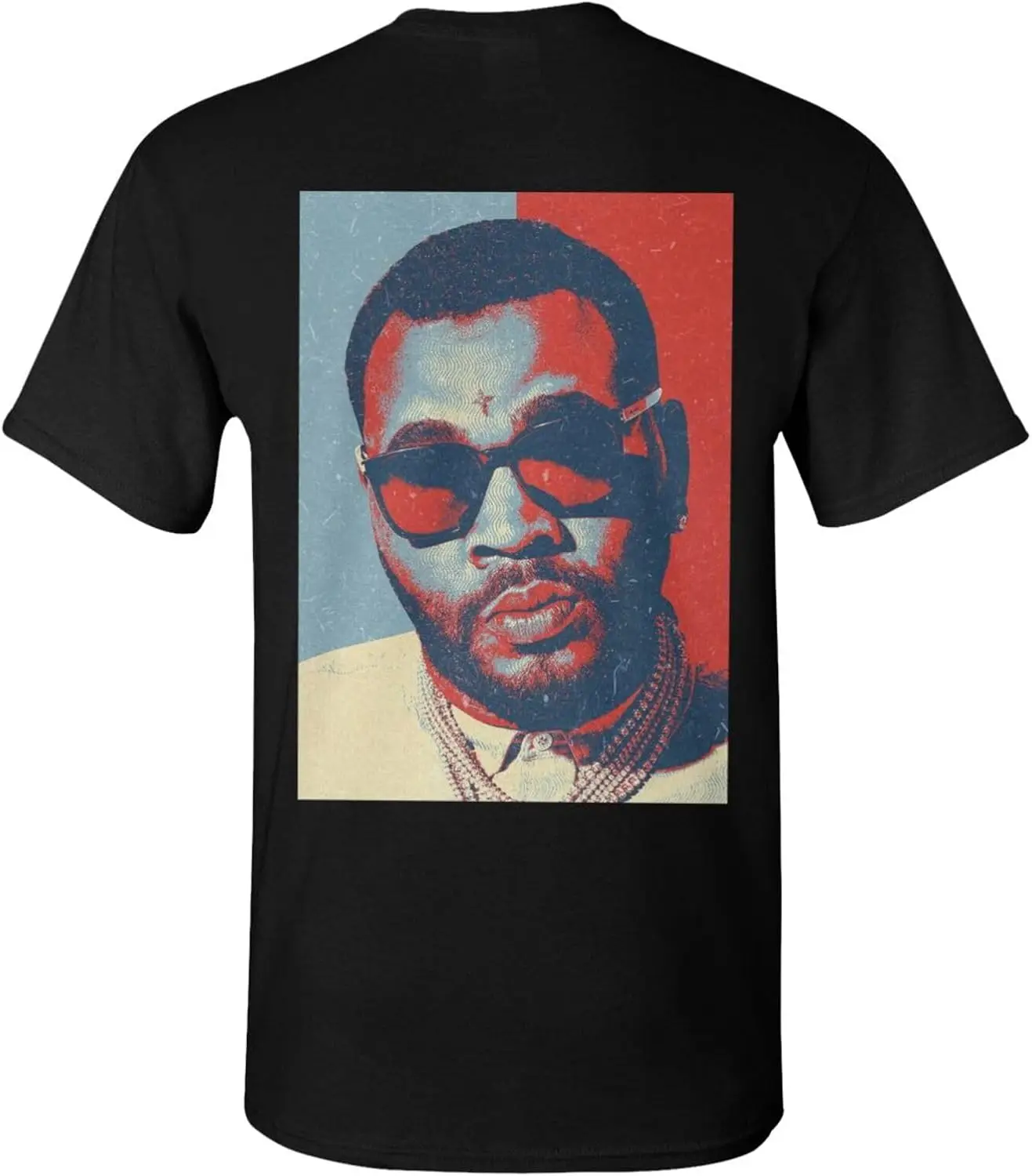 Kevin Music Gates Camisa masculina personalizada de manga curta camiseta gráfica da moda legal casual tops preto