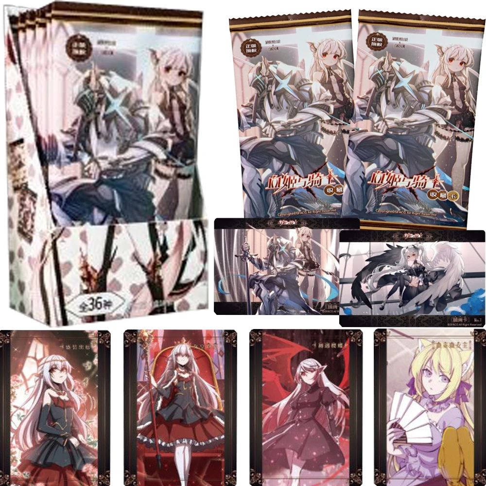 

Blood Princess and Knight Collection Cards Youth Hot Blooded Comic Popular Characters Elegant and Gorgeous Poster Cards Gifts