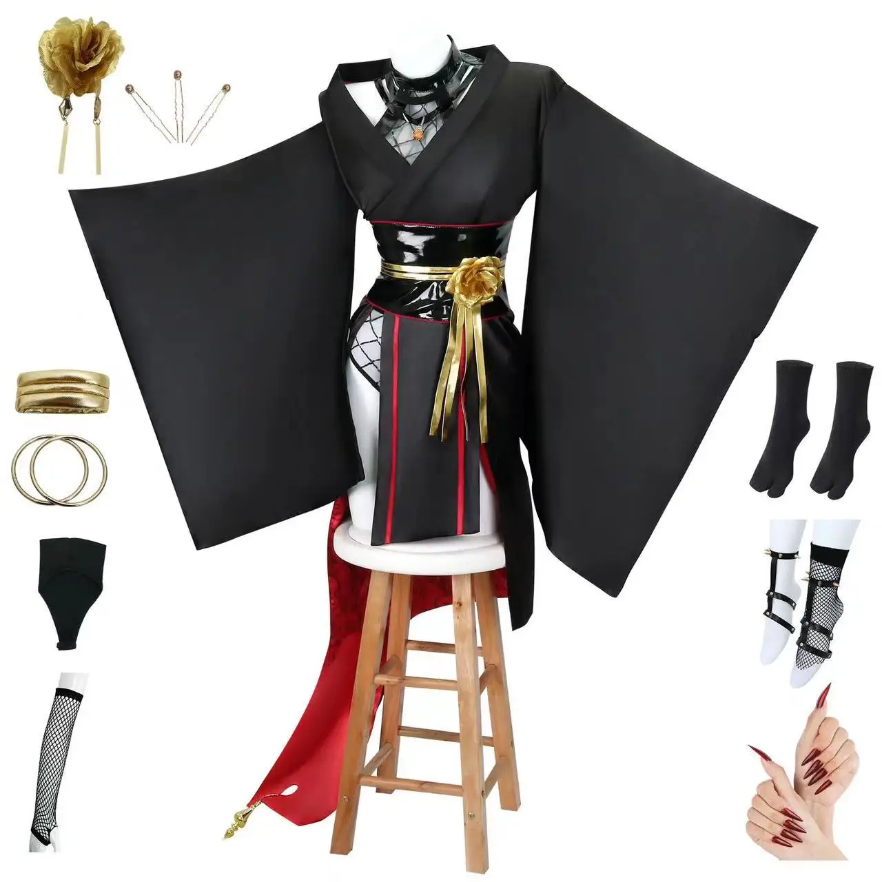 Ninja Cosplay Fantasias Para Mulheres, Conjunto Completo, Anime, Espião, Jogar, Casa, Enorme, Ninja