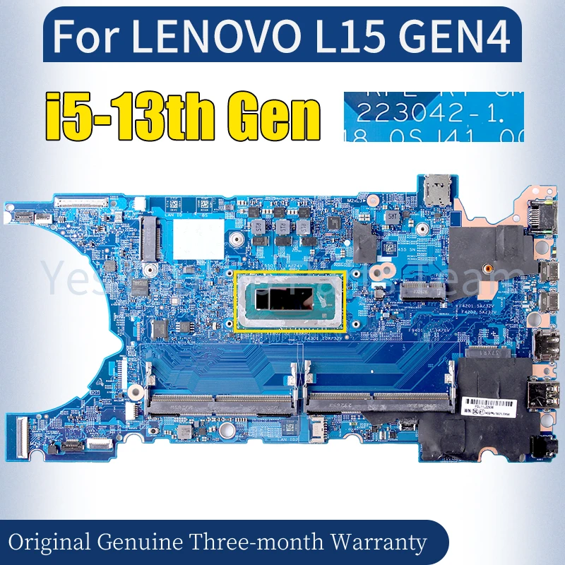 

Материнская плата 223042-1 для ноутбука LENOVO L15 GEN4 SRMJ5 i5-1350P SRMLZ i5-1345U 5B21L33698 материнская плата для ноутбука 100% протестирована