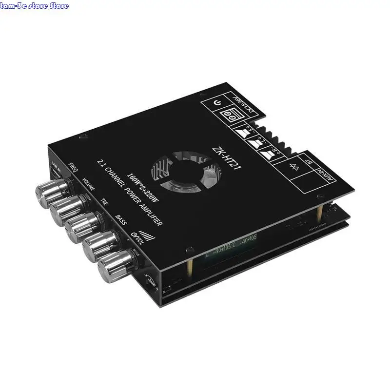 

D0UA Amplifier Board Audios Stereo with Treble and Bass Control 2.1 Channel