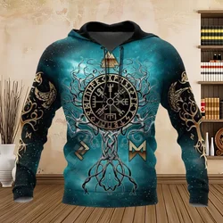 Vintage Sweatshirts Men Spring and Autumn 3D Print Street Harajuku Pullover Hooded Long Sleeve Oversized Hip Hop Men's Clothing