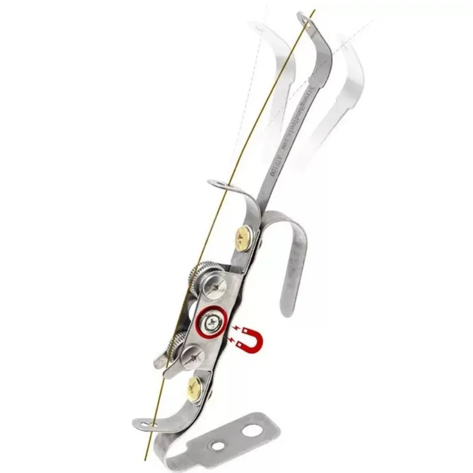 TIG Welding Wire Feeder with Magnetic Base and Heat Shield, 17x1.3x7cm, 70g, for Welding Tools