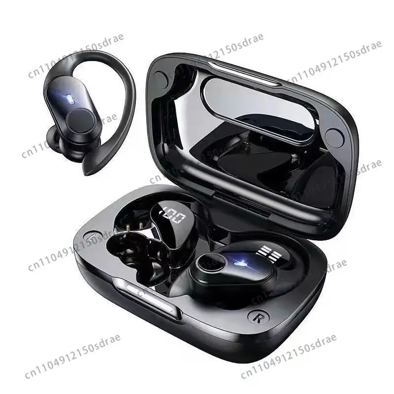 Wholesale T59 Wireless Charging Sports Earbuds IPX7 Waterproof with 36Hrs Dual LED Battery Display JL Chipset in Box